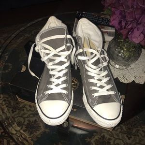 Sold-Converse all star unisex grey high top